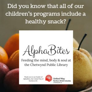 Did you know that all of our children's programs include a healthy snack-