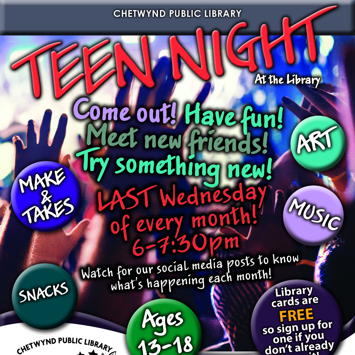 Teen Night Generic Poster